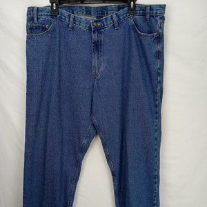 RK Brand Medium Wash Straight Leg Jeans Men's Size 46x34. Item #P005